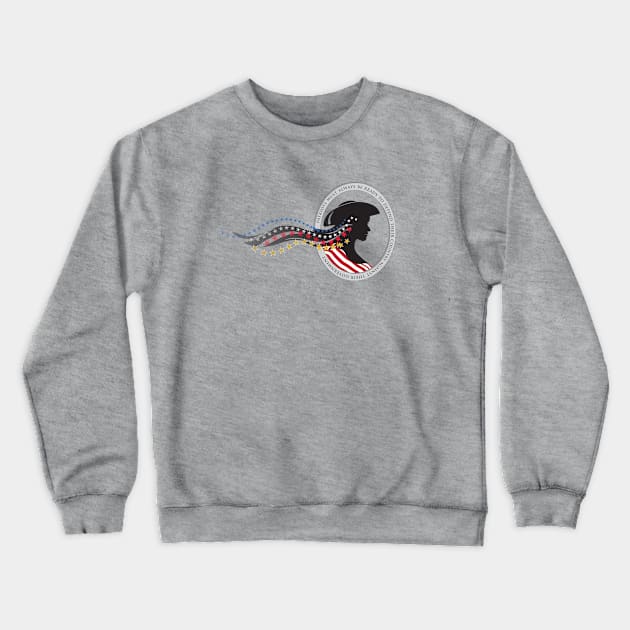 Patriot Female Crewneck Sweatshirt by DDGraphits